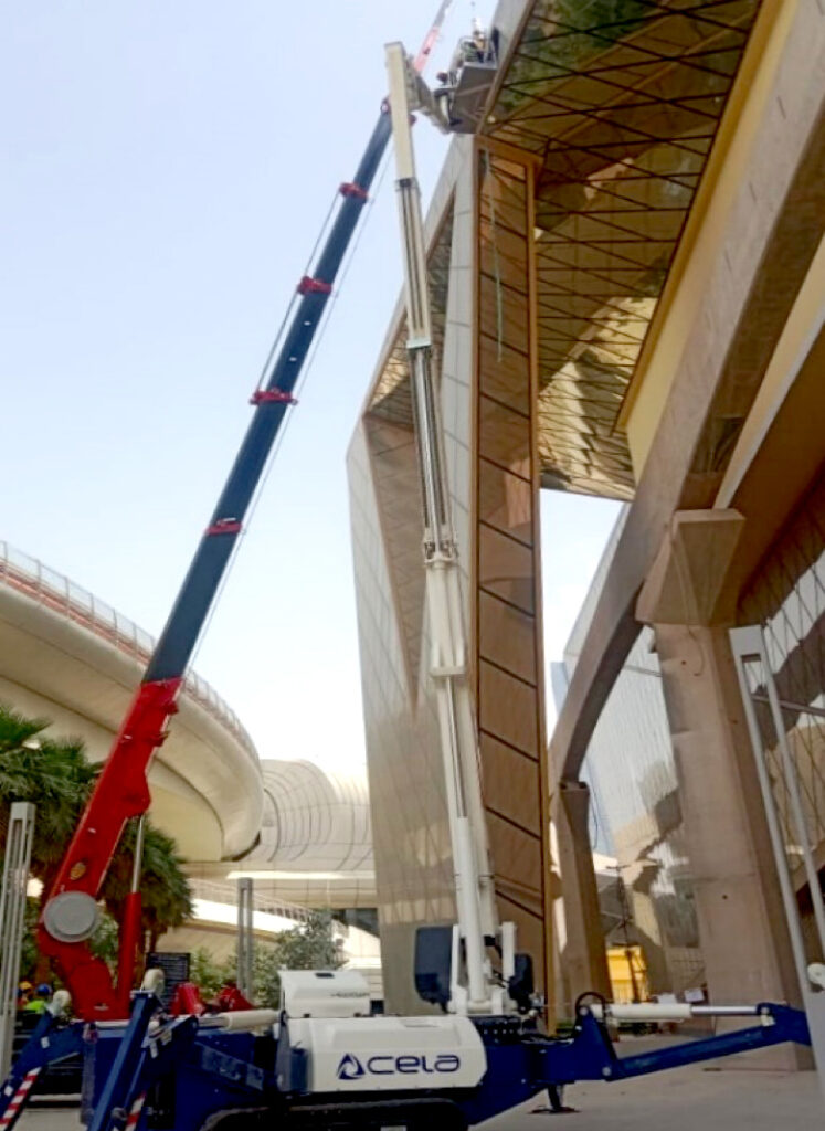 Spider Plus Riyadh Spider Lift in Action at King Abdullah Financial District, Riyadh ...